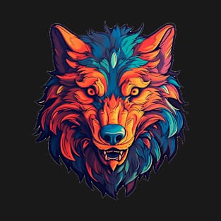 crazy wolf T-Shirt