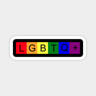 LGBTQ+ LGBT Pride Month Magnet