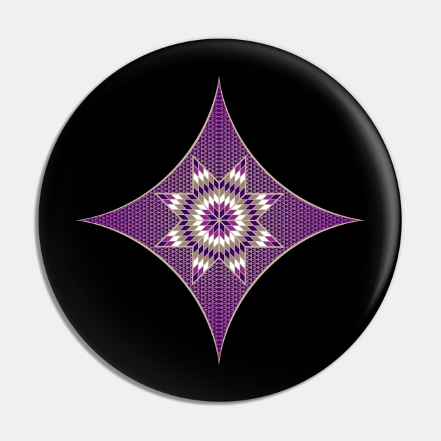 Morning Star "Purple" Pin by melvinwareagle