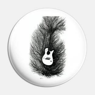 Acoustic Guitar Tree Of Life Guitar Player Nature Guitarist Pin