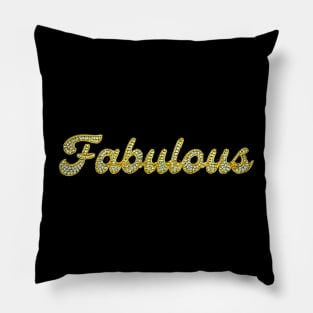 Gold and Bejewelled Fabulous Pillow