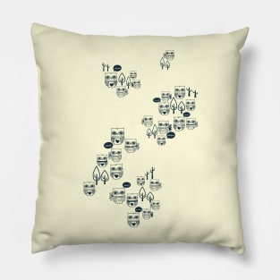 Forest Of Owls Pillow