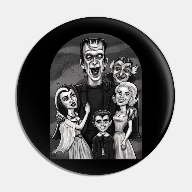 The Munsters Pin by mcillustrator