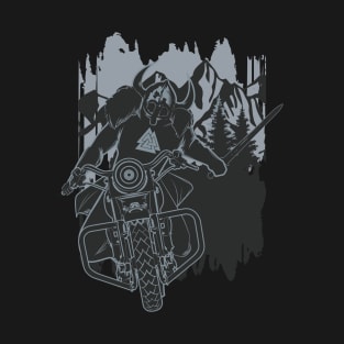 Valhalla Tshirt Biker T-Shirt