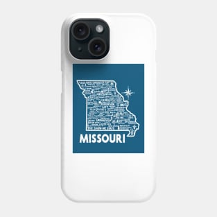 Missouri Map Phone Case