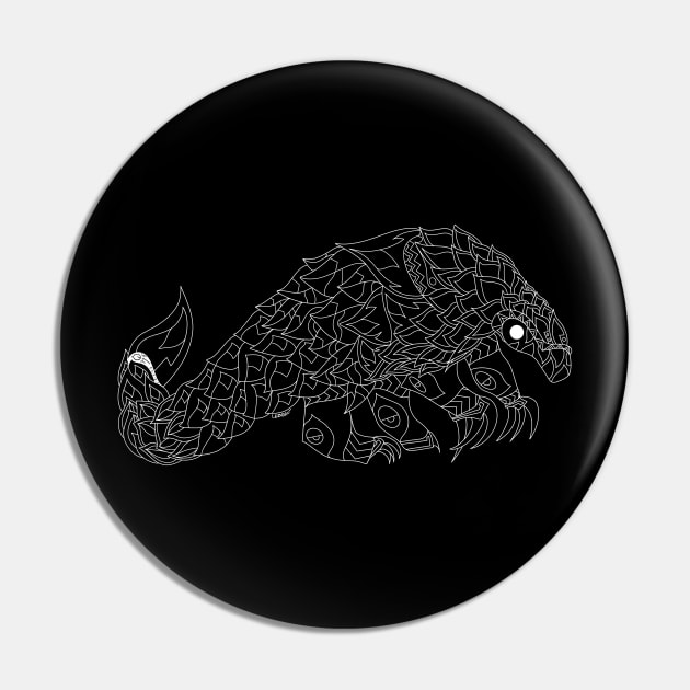 don pangolin in ecopop pattern line art Pin by jorge_lebeau