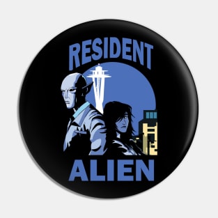 Mega Cycle Alien Pin