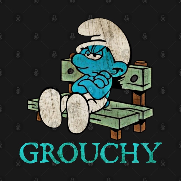 Grouchy Smurf by  hal mafhoum?