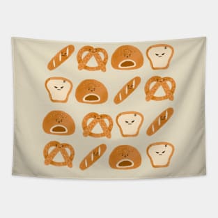 Angry breads Tapestry