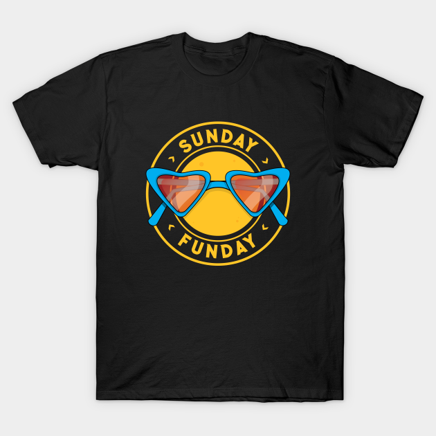 Sunday Funday Illustrative - Sunday Funday - T-Shirt