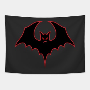 Bat-itude Cartoon Tapestry