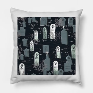 Halloween Decorations 30 - Graveyard/Tombstones Pillow