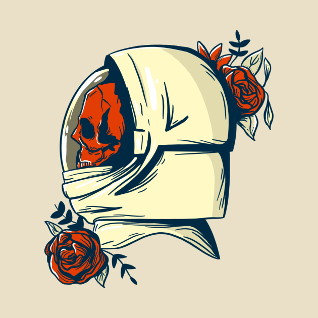 Skeleton Astronaut by Mooxy