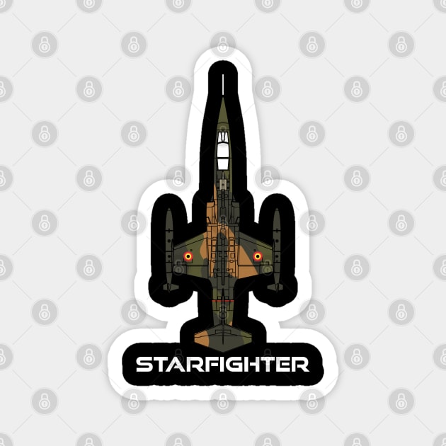 F-104 Starfighter (Belgium) Magnet by BearCaveDesigns