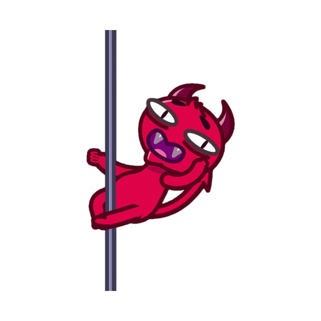 Pole dancing Red Devil by ManimeXP