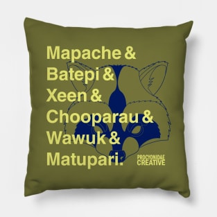 Puros Mapaches Pillow