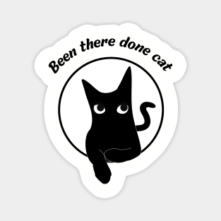 Been there done cat funny t-shirt for cat lovers Magnet