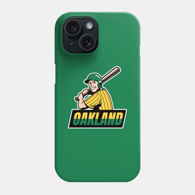 Oakland Baseball Phone Case by BVHstudio