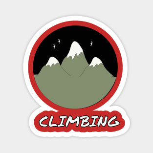 CLIMBING THE MOUNTAINS Magnet