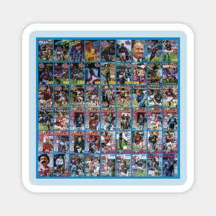 aston villa football club programs legends prints posters squad team Magnet