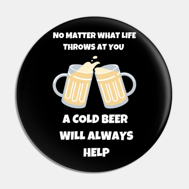 Best Birthday Gift for Beer Lover Pin by MadArting1557