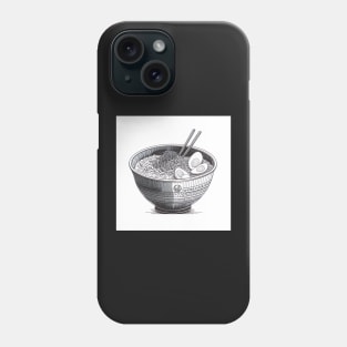 Tonkotsu Ramen Illustration Phone Case