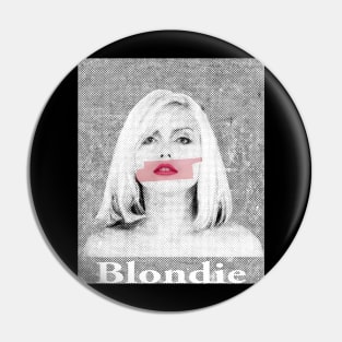 blondie Halftone Art Pin