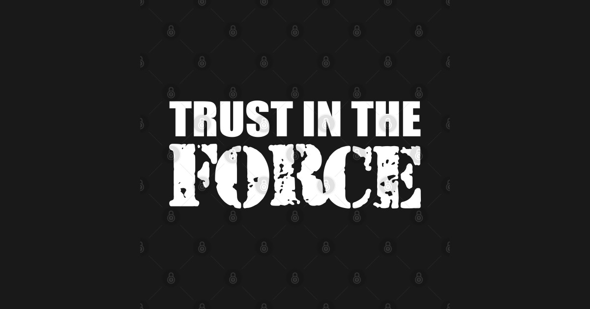 Law enforcer Trust in the force w Police Gift Ideas Sticker