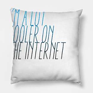 I'm A Lot Cooler One the Internet Pillow