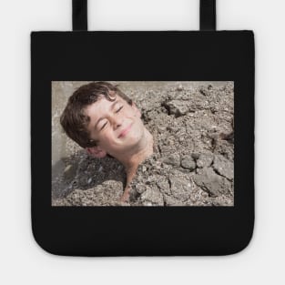 buried in the sand Tote