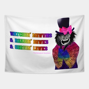 Divination Hollow's Baba Siwadewk Gay Pride Horror Tee T-Shirt T-Shirt Tapestry