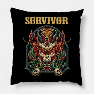 SURV AND THE SURVIVOR BAND Pillow