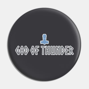 Thor Mjolnir God of Thunder Hammer Viking Nordic Pin