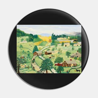 grandma moses green valley Pin