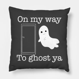 Cute Ghost | Halloween Drawing | Gift idea Pillow