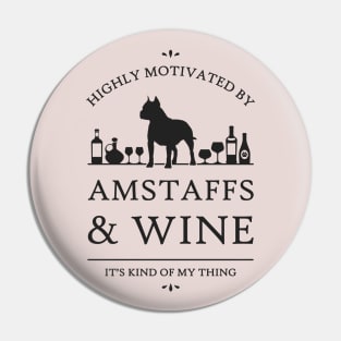 Highly Motivated by AmStaffs (cropped ears) and Wine Pin