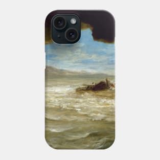 Shipwreck on the Coast by Eugene Delacroix Phone Case