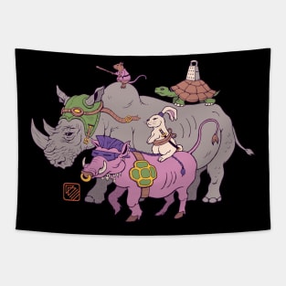 Mutant Animals Tapestry