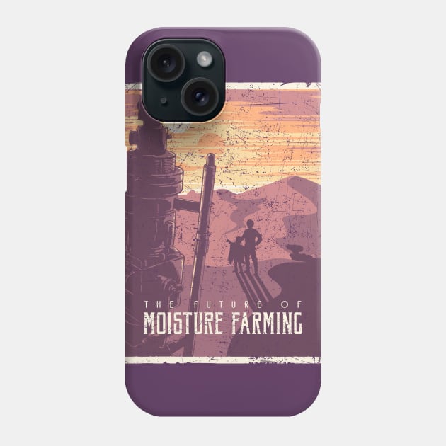 The Future of Moisture Farming Phone Case by djkopet