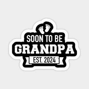 Soon to be grandpa est. 2024 Magnet