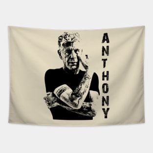 Anthony Bourdain t-shirt Tapestry