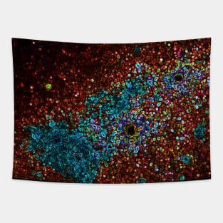 Black Panther Art - Glowing Edges 507 Tapestry