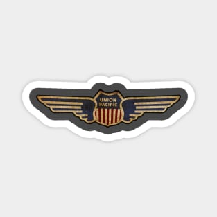 Union Pacfic Railroad Wings Magnet