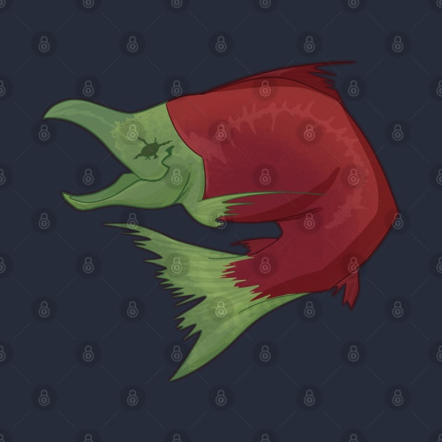 Zombie Salmon by CandyConcoction