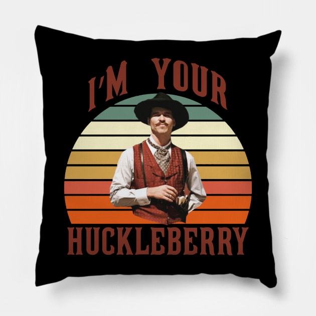 I'm Your Huckleberry Pillow by citkamt