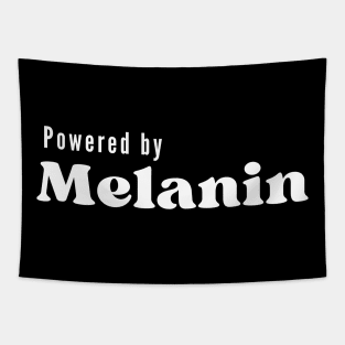 Powered By Melanin, Black Girl Magic, Black Pride Tapestry