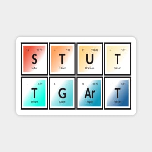 Element of Stuttgart City Magnet