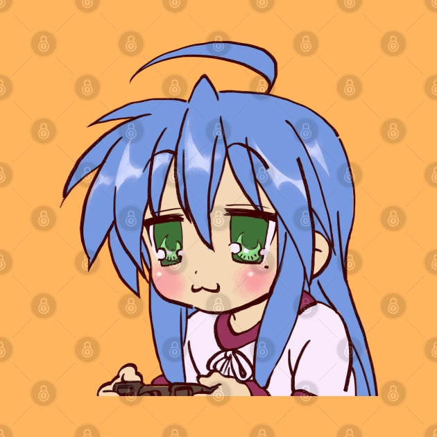 gaming mode izumi konata / lucky star by mudwizard