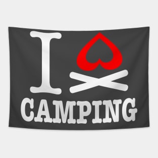 I love Camping Tapestry