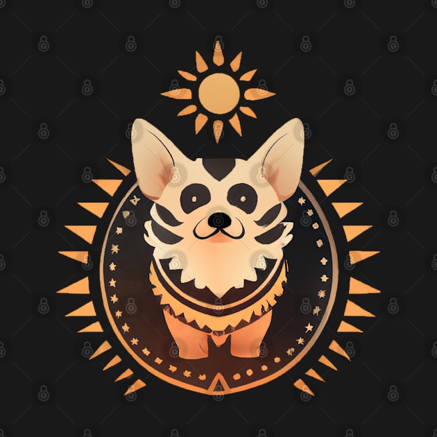 Corgi Sun God by Tropical Corgi's